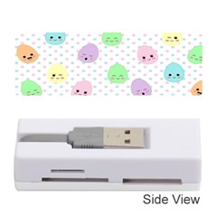 Egg Easter Smile Face Cute Babby Kids Dot Polka Rainbow Memory Card Reader (stick)  by Mariart