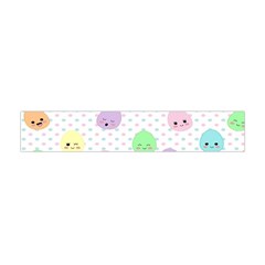 Egg Easter Smile Face Cute Babby Kids Dot Polka Rainbow Flano Scarf (mini) by Mariart