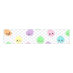 Egg Easter Smile Face Cute Babby Kids Dot Polka Rainbow Velvet Scrunchie