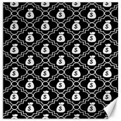 Dollar Money Bag Canvas 20  X 20   by Mariart