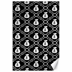 Dollar Money Bag Canvas 24  X 36  by Mariart