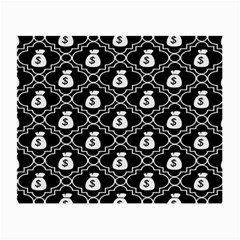 Dollar Money Bag Small Glasses Cloth (2-side) by Mariart