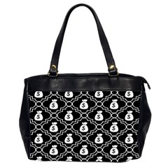 Dollar Money Bag Office Handbags (2 Sides)  by Mariart