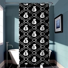 Dollar Money Bag Shower Curtain 36  X 72  (stall)  by Mariart