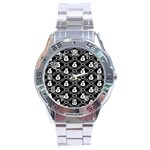 Dollar Money Bag Stainless Steel Analogue Watch Front