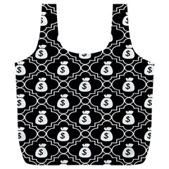 Dollar Money Bag Full Print Recycle Bags (l)  by Mariart