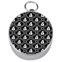 Dollar Money Bag Silver Compasses by Mariart