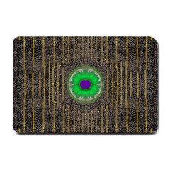 In The Stars And Pearls Is A Flower Small Doormat  by pepitasart