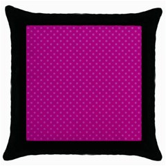 Dots Throw Pillow Case (black)