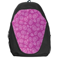 Floral Pattern Backpack Bag by Valentinaart