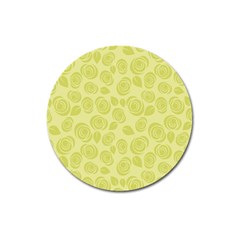 Floral pattern Magnet 3  (Round)