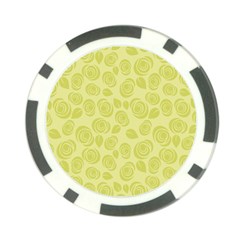 Floral pattern Poker Chip Card Guard