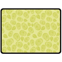 Floral pattern Fleece Blanket (Large) 