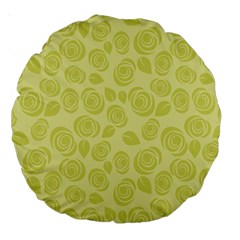 Floral pattern Large 18  Premium Round Cushions