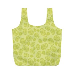 Floral Pattern Full Print Recycle Bags (m) 