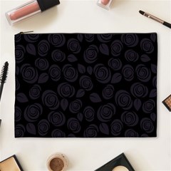 Floral Pattern Cosmetic Bag (xl) by Valentinaart