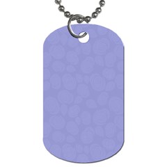 Floral Pattern Dog Tag (one Side) by Valentinaart