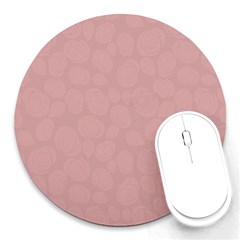 Floral Pattern Round Mousepads by Valentinaart