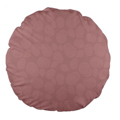 Floral Pattern Large 18  Premium Flano Round Cushions by Valentinaart