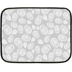 Floral Pattern Double Sided Fleece Blanket (mini)  by Valentinaart