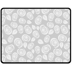 Floral Pattern Fleece Blanket (medium) 