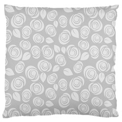 Floral Pattern Standard Flano Cushion Case (one Side)