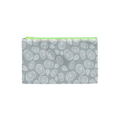 Floral Pattern Cosmetic Bag (xs) by Valentinaart