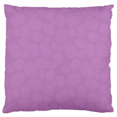 Floral Pattern Large Flano Cushion Case (one Side) by Valentinaart