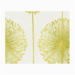 Flower Floral Yellow Small Glasses Cloth (2-Side) Front