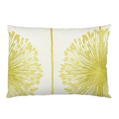 Flower Floral Yellow Pillow Case (Two Sides)