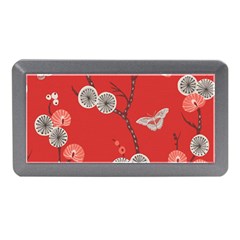 Dandelions Red Butterfly Flower Floral Memory Card Reader (mini)