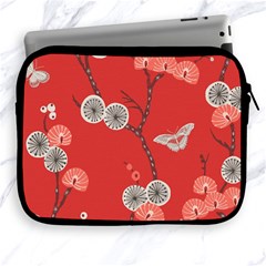 Dandelions Red Butterfly Flower Floral Apple Ipad 2/3/4 Zipper Cases by Mariart