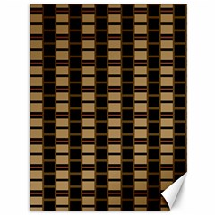 Geometric Shapes Plaid Line Canvas 36  X 48   by Mariart