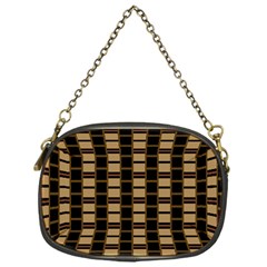 Geometric Shapes Plaid Line Chain Purses (one Side)  by Mariart