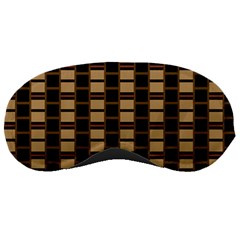 Geometric Shapes Plaid Line Sleeping Masks by Mariart