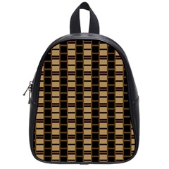 Geometric Shapes Plaid Line School Bags (small)  by Mariart