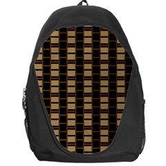 Geometric Shapes Plaid Line Backpack Bag by Mariart