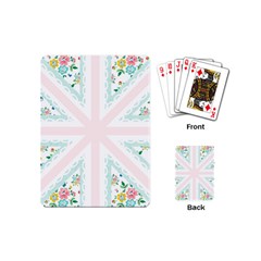 Frame Flower Floral Sunflower Line Playing Cards (mini)  by Mariart