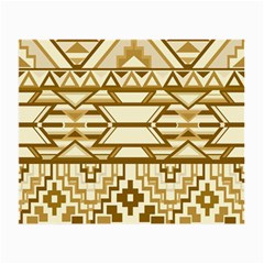 Geometric Seamless Aztec Gold Small Glasses Cloth (2-side) by Mariart