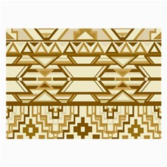 Geometric Seamless Aztec Gold Large Glasses Cloth (2-side)