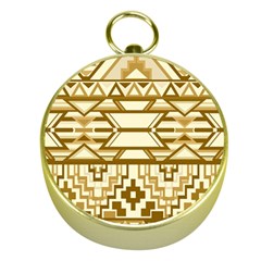 Geometric Seamless Aztec Gold Gold Compasses by Mariart