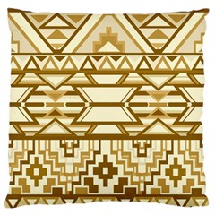 Geometric Seamless Aztec Gold Standard Flano Cushion Case (two Sides) by Mariart