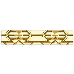 Geometric Seamless Aztec Gold Flano Scarf (small) by Mariart