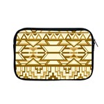 Geometric Seamless Aztec Gold Apple MacBook Pro 13  Zipper Case Front