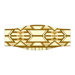 Geometric Seamless Aztec Gold Stretchable Headband by Mariart