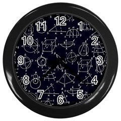 Geometry Geometry Formula Wall Clocks (black) by Mariart