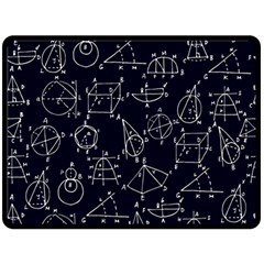 Geometry Geometry Formula Fleece Blanket (large)  by Mariart