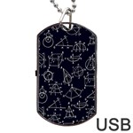 Geometry Geometry Formula Dog Tag USB Flash (One Side) Front