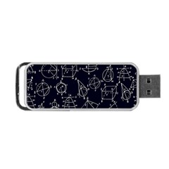 Geometry Geometry Formula Portable Usb Flash (one Side) by Mariart