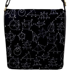 Geometry Geometry Formula Flap Messenger Bag (s) by Mariart